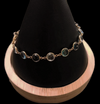 14k Gold 3 Tone Blue Bracelet - Milan Fine Jewelry 