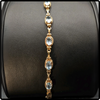 10k Gold Topaz Link Bracelet - Milan Fine Jewelry 