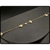 14k Italian Gold Diamond Station Bracelet
