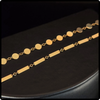 14k Gold Rectangle Link Bracelet - Milan Fine Jewelry 