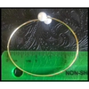 18k Gold Pearl Adjustable Bangle Bracelet