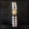 14K Gold Double Pearl Bracelet - Milan Fine Jewelry 