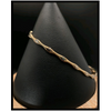 14K Solid Gold Vintage Two Tone Bracelet