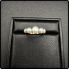 14k Five Freshwater Pearl Gold Ring