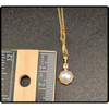 10k Pearl & Amethyst Pendant Necklace