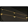 14k Italian Gold Diamond Station Necklace