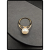 14K Gold Pearl Open Band Ring
