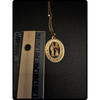 14k Gold Vintage Happy Anniversary Pendant Necklace