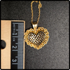 14k Gold Michael Anthony Heart Pendant Necklace