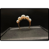 14k Five Freshwater Pearl Gold Ring