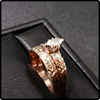 14k Yellow & Rose Gold Vintage Diamond Ring Bridal Set