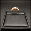 14k Five Freshwater Pearl Gold Ring