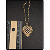 14k Beverly Hills Gold Heart Pendant Necklace