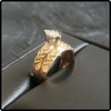 14k Yellow & Rose Gold Vintage Diamond Ring Bridal Set