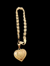 10k Gold Michael Anthony Heart Charm Bracelet - Milan Fine Jewelry 